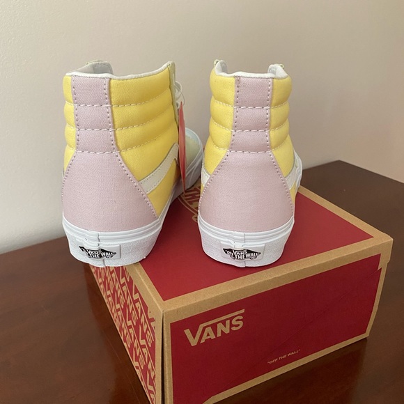 Vans Sk8-Hi Pastel Color Bock Sneaker Womens Size 7 - Picture 5 of 6